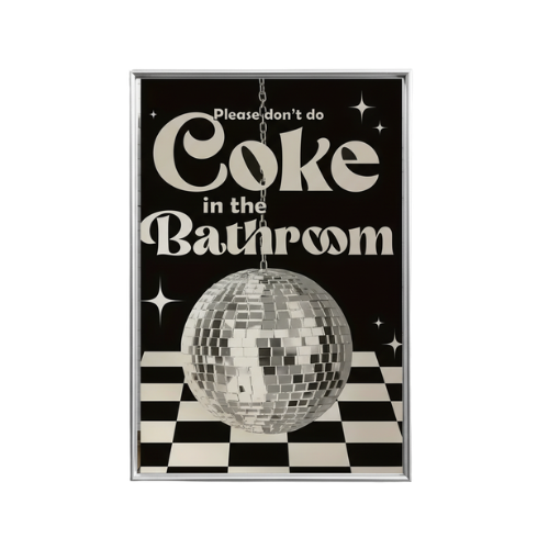 don't do coke bathroom